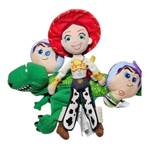 Disney Pixar Toy Story Plush Lot Of 4 Stuffed Animal Toys - Picture 1 of 10
