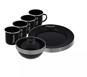 Marquee 12 Piece Enamel Dinner Set - Picture 1 of 7
