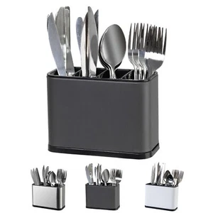 Silverware Organizer,Kitchen Utensil Holder For Counter,Stainless Steel Caddy... - Picture 1 of 6