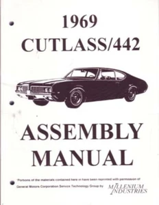 1969 Oldsmobile Cutlass Assembly Manual Rebuild Book Instructions Illustrations - Picture 1 of 1