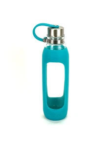 Botella de agua de vidrio de pureza turquesa Contigo 20 OZ - Imagen 1 de 5