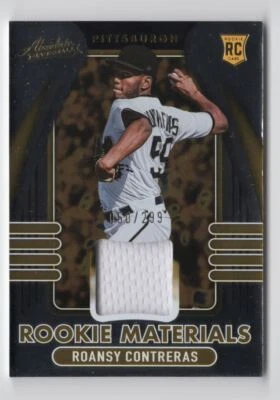 2022 PANINI ABSOLUTE ROOKIE MATERIALS /299 ROANSY CONTRERAS /299 - Image 1 of 2