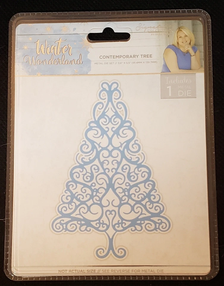 Winter Wonderland de Sara Signature Crafters Companion árbol contemporáneo - NUEVO Foto 1 de 1