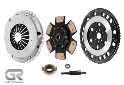 GRIP STAGE 3 CLUTCH & 9LBS FLYWHEEL For 94-01 INTEGRA LS GS GSR TYPE-R B18 HYDRO - Image 1 of 4