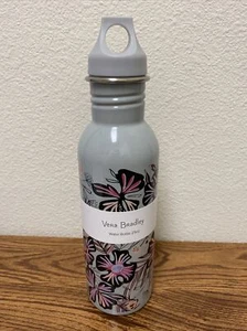 Vera Bradley Edelstahl Trinkflasche Sun Washed Tropical 25oz Grau Floral  - Bild 1 von 7