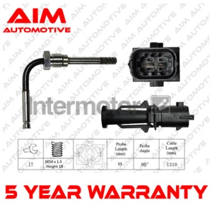 Sensor de temperatura de gases de escape de escape #1 con objetivo 1.9 CDTi para Vauxhall Vectra 2002-2009 - Imagen 1 de 2