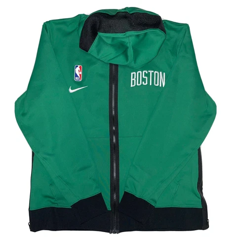 Nike Boston Celtics NBA Showtime Therma Fit Mens Hoodie Jacket CN4012-312 Size L Cover
