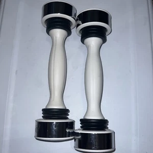 Shake Weight Dumbbells Set Of 2 Exercise Weights Upper Body Workout White - Picture 1 of 6