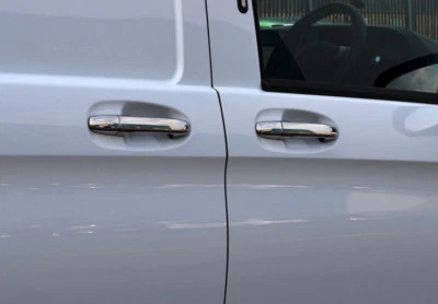 Cromo Manija Recortar Cubiertas W/O Llavero Ent Para Mercedes-Benz v-class 15+ - Imagen 1 de 4