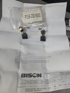 BISON GEAR & ENGINEERING P158-200-9000 GGX 2-PACK EARED MOTOR BRUSH 8503.00.9520