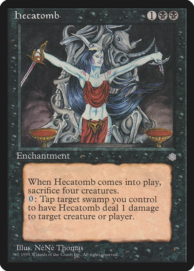 MTG Magic the Gathering Hecatomb (130/383) Ice Age LP - Image 1 of 1
