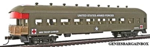 Escala HO EJÉRCITO DE EE. UU. HOSPITAL Y TROUP CAR Modelo Potencia Nuevo en Caja 99896 - Imagen 1 de 1