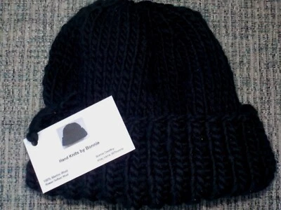 Rowan 100% Merino Wool  - Hand Knit Beanie/ Watch Cap / Hat  -  2 Sizes 5 Colors - Image 1 of 4