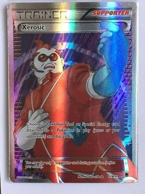 Xerosic FULL ART RARE ULTRA RARE 119/119 Pokemon XY Phantom Forces NM 2014 - Image 1 of 2
