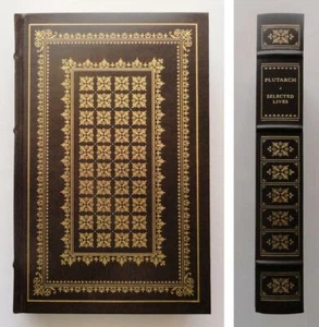 Plutarch: Selected Lives Noble Greeks and Romans Franklin Library Ed. HB 1982 - Picture 1 of 8