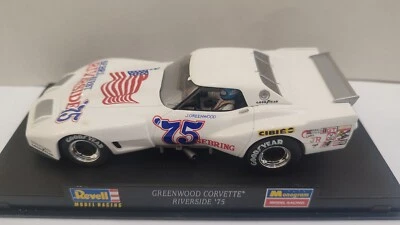 Slot Car Revell Greenwood Corvette Riverside 1975 scala 1/32 - Immagine 1 di 4