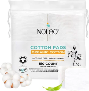 Large Cotton Rounds & Pads, 150 Count - Picture 1 of 12