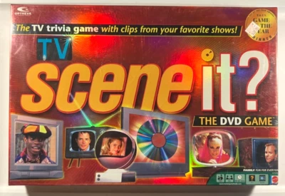 Mattel TV Television Trivia Scene It DVD Game G7270 - 2005 Sealed Mint New! - Image 1 of 4