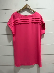 Mini Vestido TRINA TURK Adita Shift en Rosa Brillante Talla 10 - Imagen 1 de 6