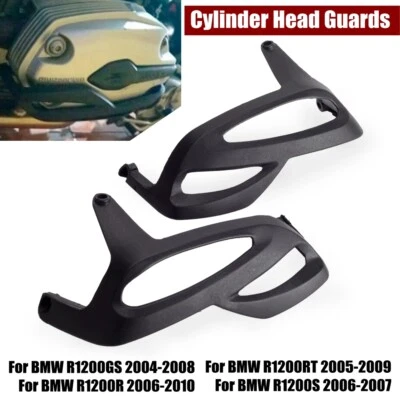 Engine Cylinder Head Guard Protector Cover for BMW R1200GS R1200 R RT S (04-10) - Image 1 of 4