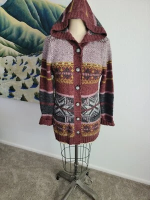 Cárdigan de lana Fair Isle pequeño con capucha Royal Robbins para mujer  Foto 1 de 4