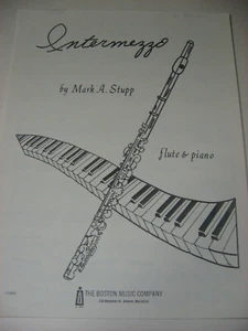 Partitura musical Mark A Stupp Intermezzo para flauta y piano de Boston Music Company - Imagen 1 de 4
