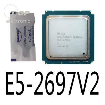 Intel Xeon E5-2697 V2 2697V2 2.7GHz 12Core 30M LGA2011 130W SR19H CPU Processor - Image 1 of 2