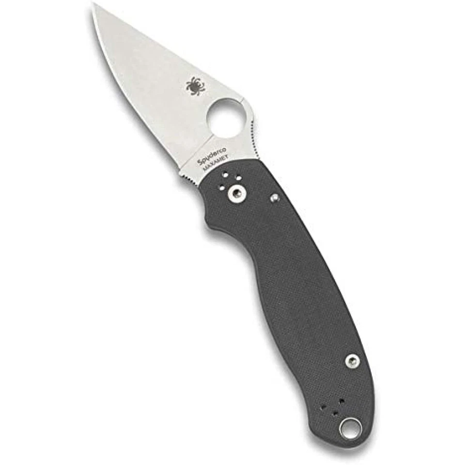 Spyderco C223GPDGY Para 3 Maxamet Dark Grey G10
