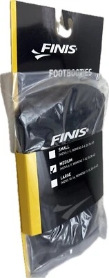 FINIS Footbooties Neoprene Swim Socks Medium Mens 6-9, Womens 7-10 (New)