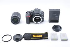 [W idealnym stanie] Nikon D5600 24,2MP Aparat cyfrowy 3372kliknięcia z obiektywem AF-P 18-55mm VR