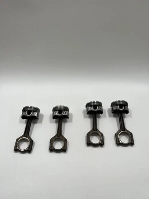 ✅12-16 BMW 228I 328I 528I 2.0L N20 ТУРБО ДВИГАТЕЛЬ ПОРШЕНЬ И СТЕРЖЕНЬ КОМПЛЕКТ 4 OEM 7640166 - Изображение 1 из 4