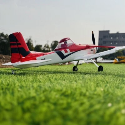 Dynam Cessna 188 Crop Duster V2 Red 4S RC Scale Plane 1.5m w/ Flaps - Image 1 of 4