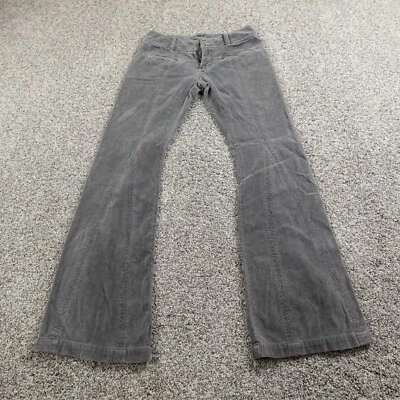 Pantalones American Eagle para mujer 0 negros chinos tiro bajo acampanados Western Rodeo Y2K Foto 1 de 4