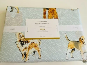 H R Dog Days King Quilt Cover Set BNIP RRP $169.99 - Foto 1 di 4