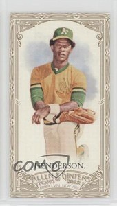 2012 Topps Allen & Ginter's Retail Minis Gold Border Rickey Henderson #254 HOF