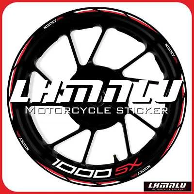 For KAWASAKI NINJA 1000SX Z1000SX RIM Stickers Waterproof Wheel Reflective Decal Foto 1 de 4