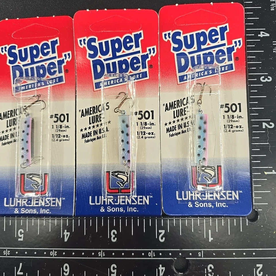 Luhr Jensen Super Duper MDL 501 0314 1 12 Oz Rainbow Trout