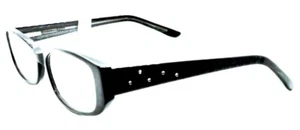 DESIGNER Women's Eyeglass Frames Black Grey FM15052, New with Tag $54 - Picture 1 of 3