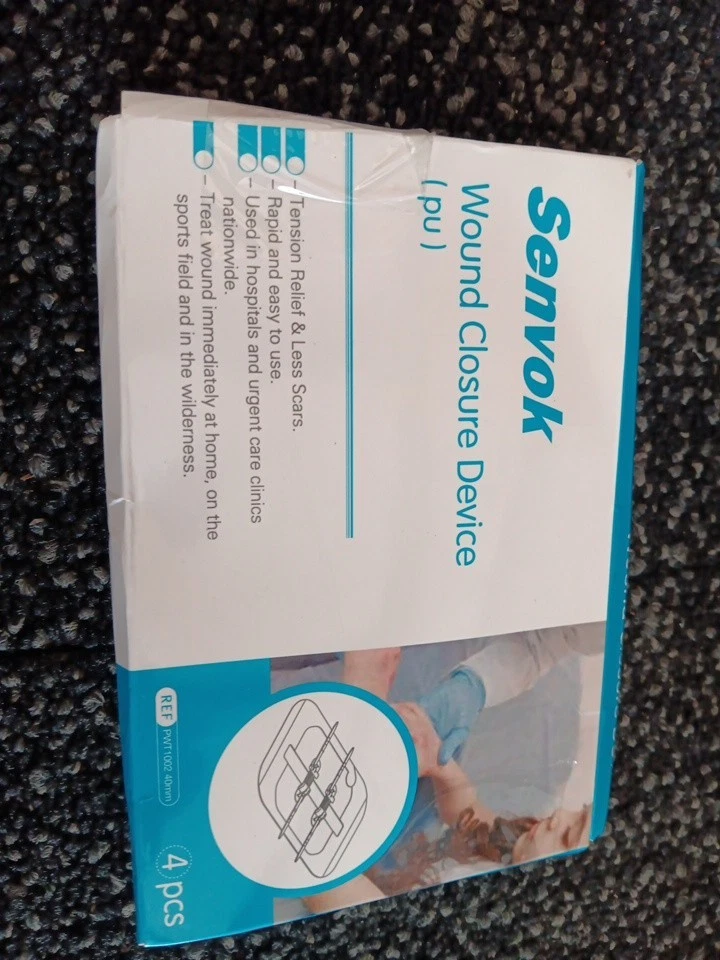 Sutures Butterfly Bandaids - 4 Pcs Laceration Kit - FSA HSA Eligible Surgical La - Image 1 of 1