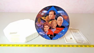 Star Trek Captain's Tribute Porcelain Plate Hamilton Collection 1997 - Picture 1 of 3