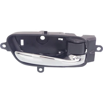 Interior Door Handle For 2013-2018 Nissan Altima Chrome Lever Black Knob RH Side - Image 1 of 4