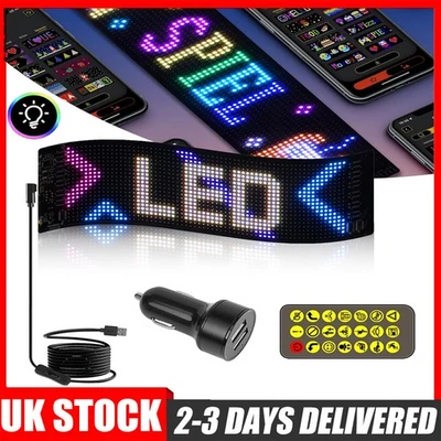 LED Sign Scrolling Message LED Shop Signs Digital Display LED Board App Control - Image 1 of 4