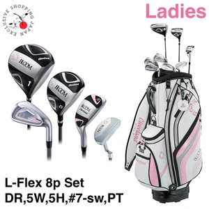 Cleveland Ladies BLOOM Complete Full Set 8p DR/5W/5H/7-SW/PT L-Flex Cart Bag New - Picture 1 of 8