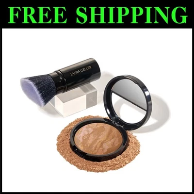 Baked Balance-N-Brighten Foundation, Sand, Kabuki Brush - Image 1 of 4