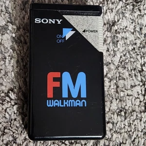 Vintage 1980s SONY SRF-16W FM Radio Walkman With Clip Tested & Working Great Con - Picture 1 of 4