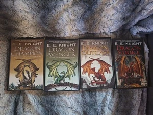 AGE OF FIRE Books  1-4  EE Knight Paperback Lot Dragons Fantasy  - Foto 1 di 2