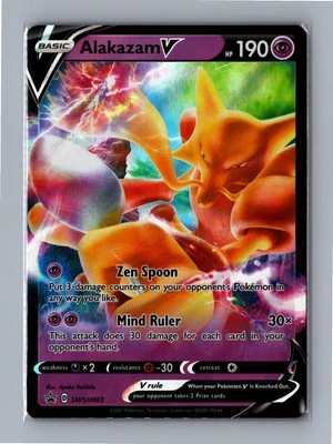SWSH: Sword & Shield Promo Cards #SWSH083 Alakazam V - Image 1 of 2
