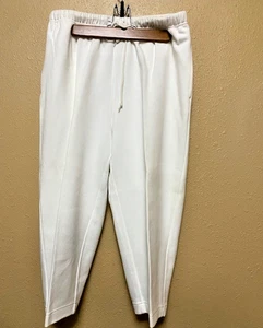 Talbots schwere weiße lässige kurze Jogginghose aus Baumwolle für Damen - 1X - Bild 1 von 4