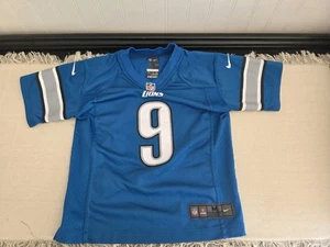 Nike NFL Detroit Lions Matthew Stafford Youth Medium On Field Jersey #9 - Picture 1 of 7