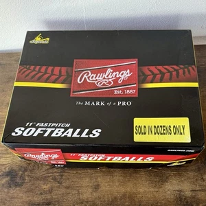 12 - Neue offizielle Dream Seam Fastpitch 11" Softbälle USA C11RYLA Pro Leder Neu im Karton - Bild 1 von 6